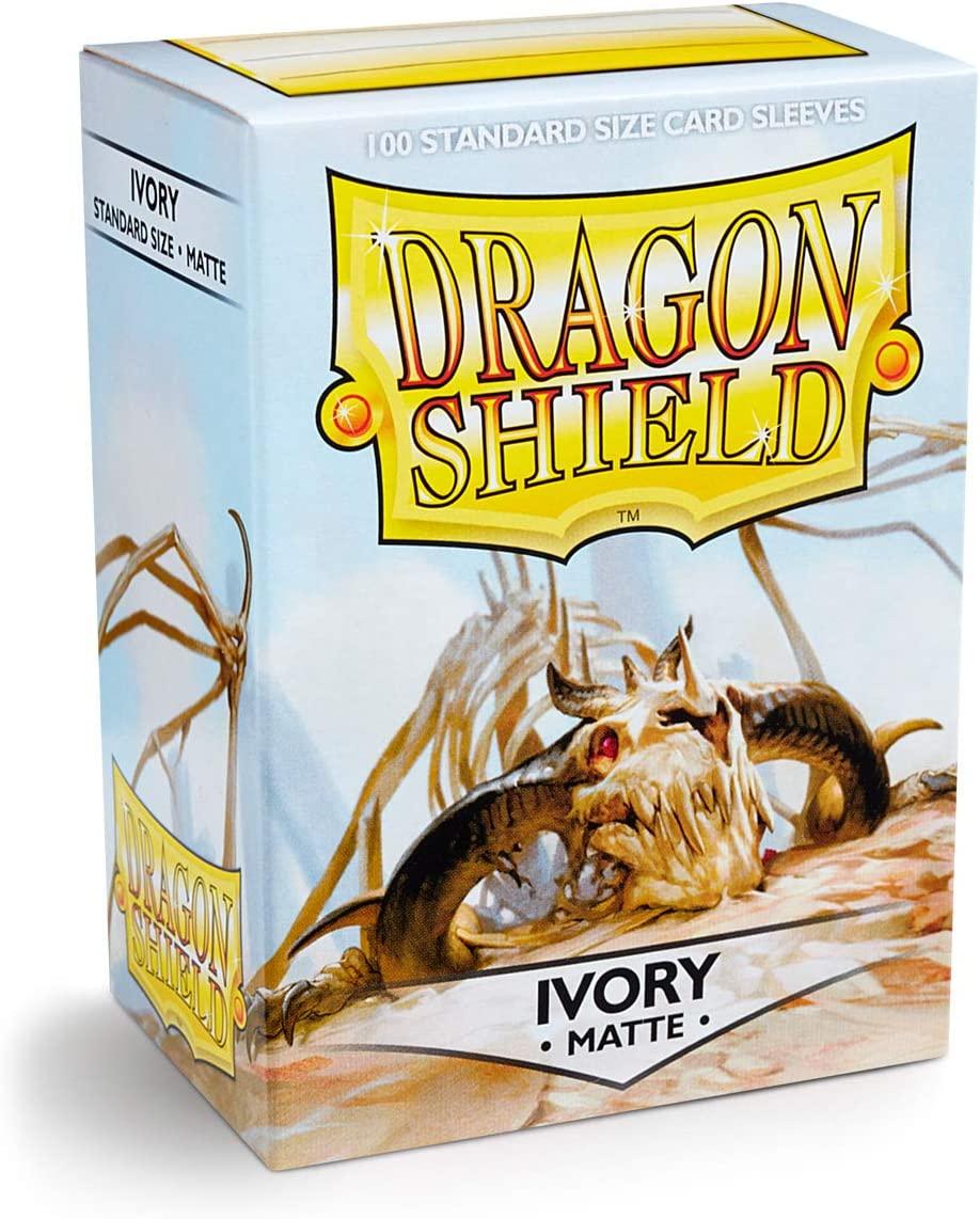 Dragon Shield: Standard Size - Ivory Matte 100 CTS CARD SLEEVES