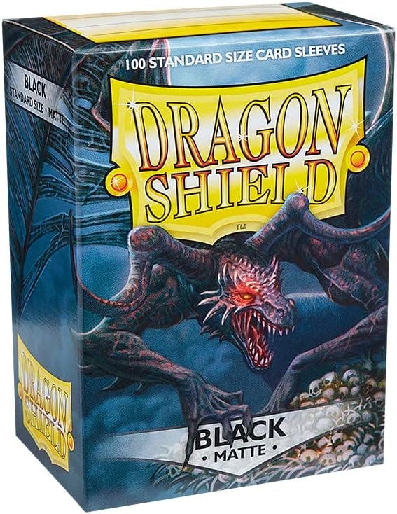 Dragon Shield: Standard Size - Matte Black 100 CTS CARD SLEEVERS