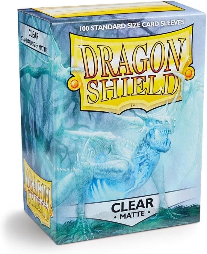 Dragon Shield: Standard Size - Clear Matte 100 CTS CARD SLEEVES