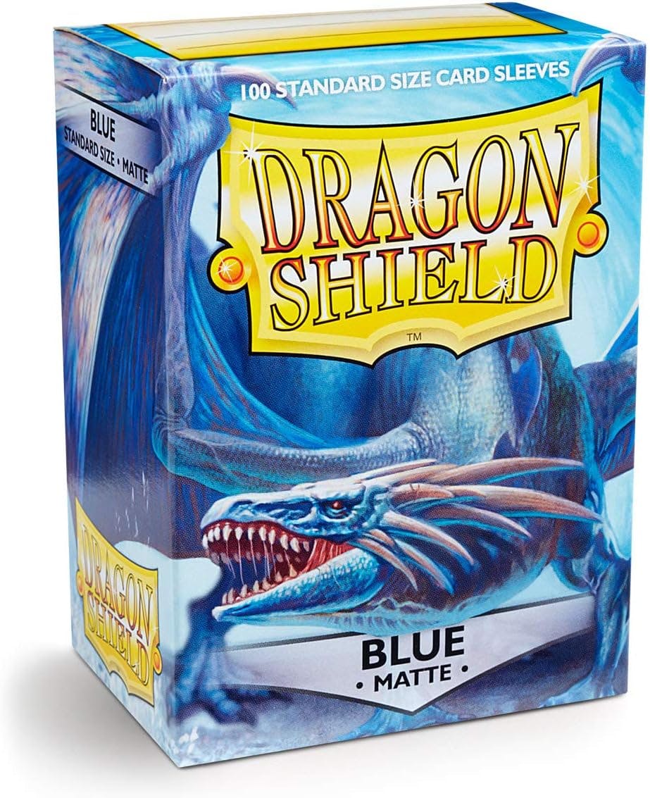 Dragon Shield: Standard Size - Matte Blue 100 CTS CARD SLEEVES